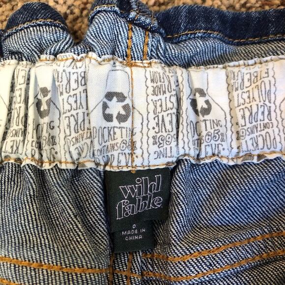 WILD FABLE • Women’s Paper Bag Denim Blue Jeans - Sz 0 - Picture 3 of 3